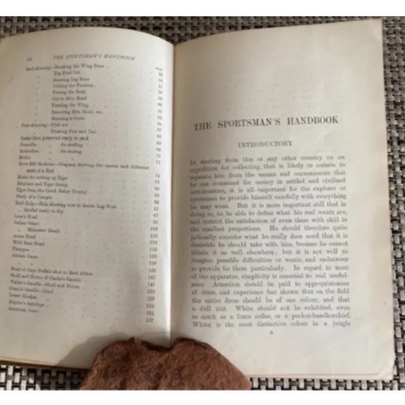 The Sportman’s Handbook By Rowland Ward F.Z.S. 1894 7th Edition (202 Pages) - Picture 5 of 9